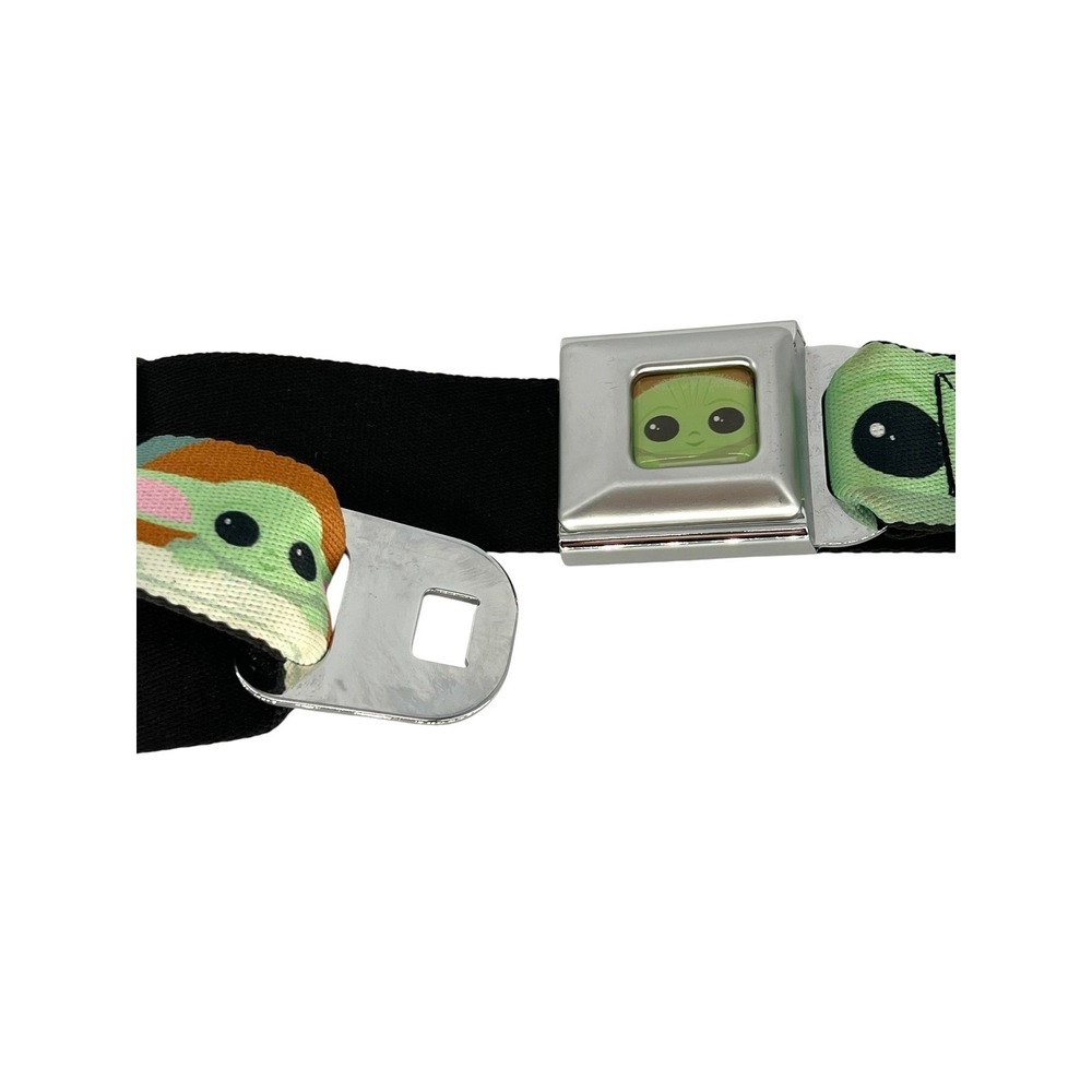 Buckle-Down Star Wars Grogu Belt Unisex 24-38 Green Mandalorian Grogu Baby Yoda - Picture 4 of 10